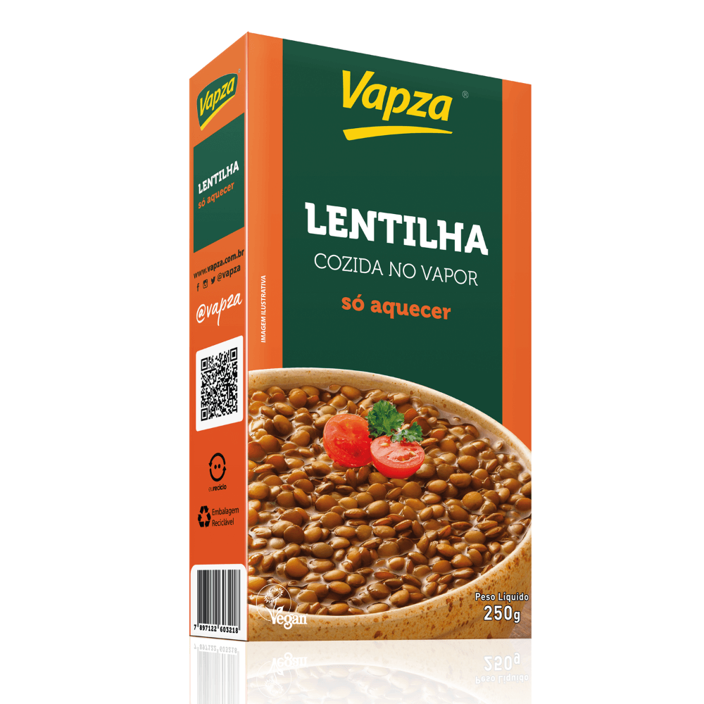 Lentilha 250G Só Aquecer Vapza