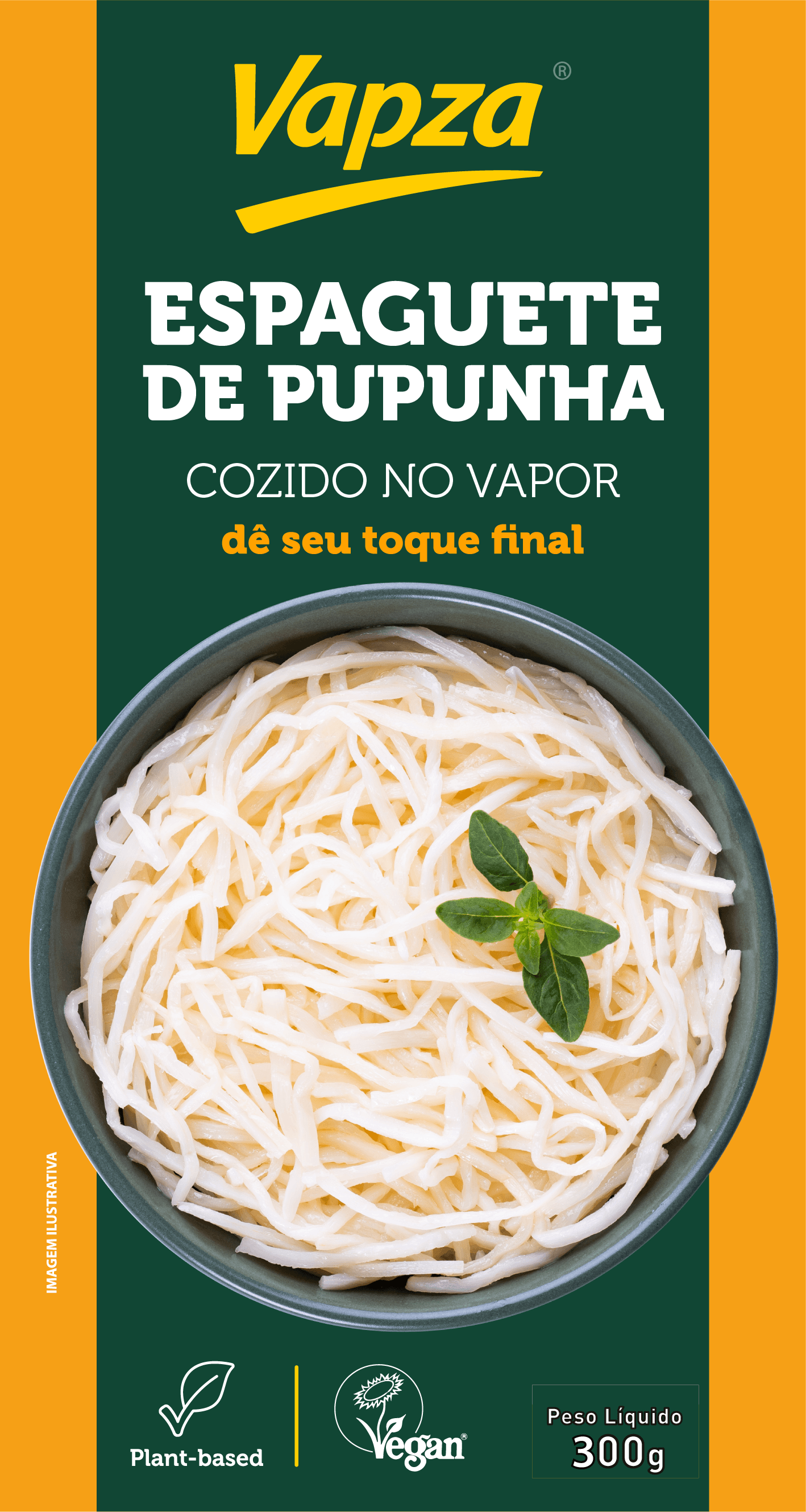 Espaguete de Pupunha Cozida no Vapor 300G - Imagem 2