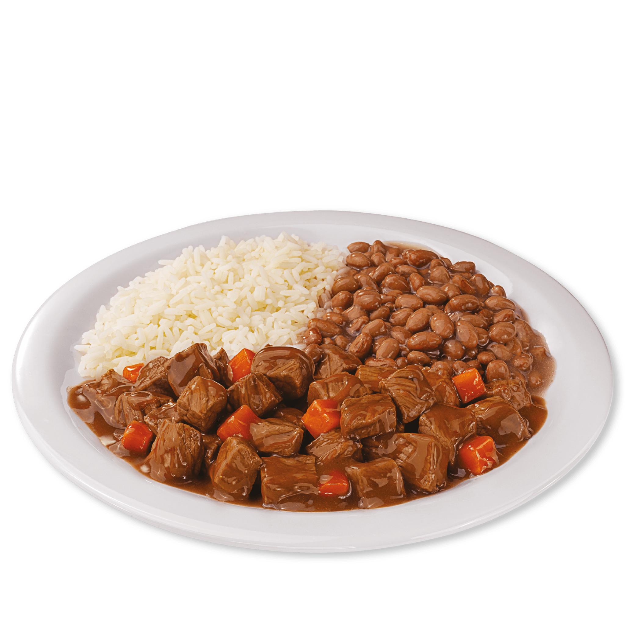 Kit 6 Picadinhos de Carne Com Arroz e Feijão 370G Vapza e Knorr - Imagem 2