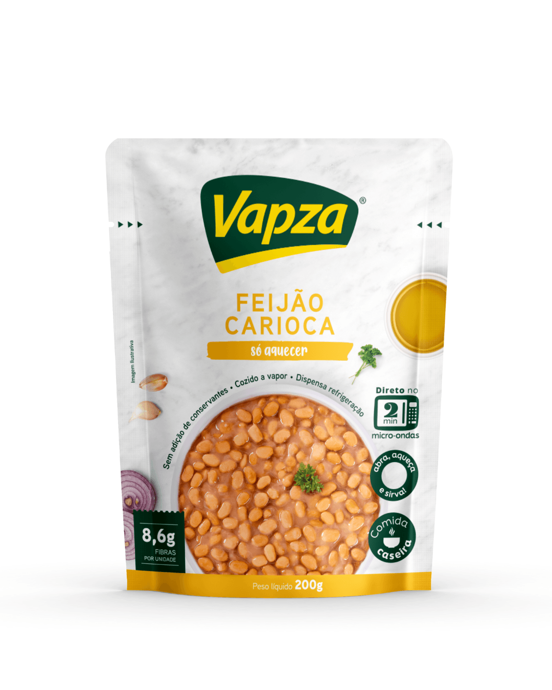 Feijão Carioca 200G Só Aquecer Vapza