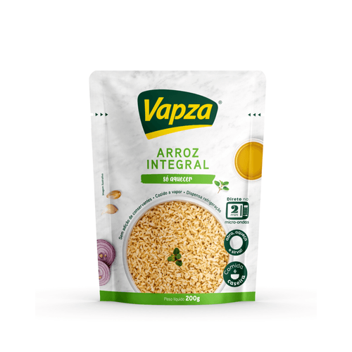 Arroz Integral 200G Só Aquecer Vapza
