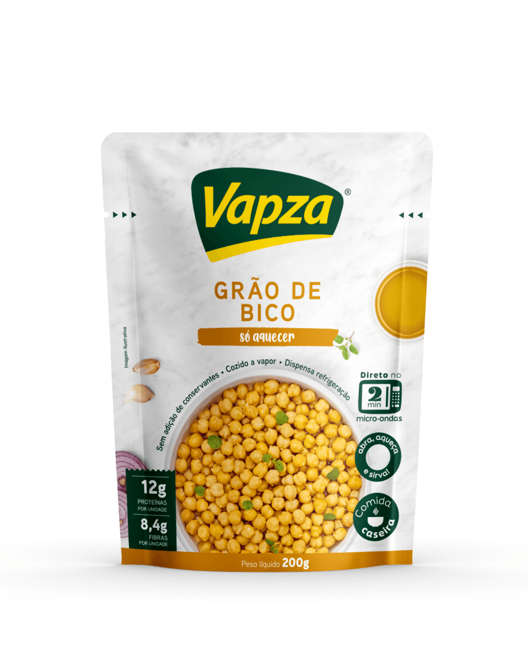 Grão de Bico 200G Só Aquecer Vapza