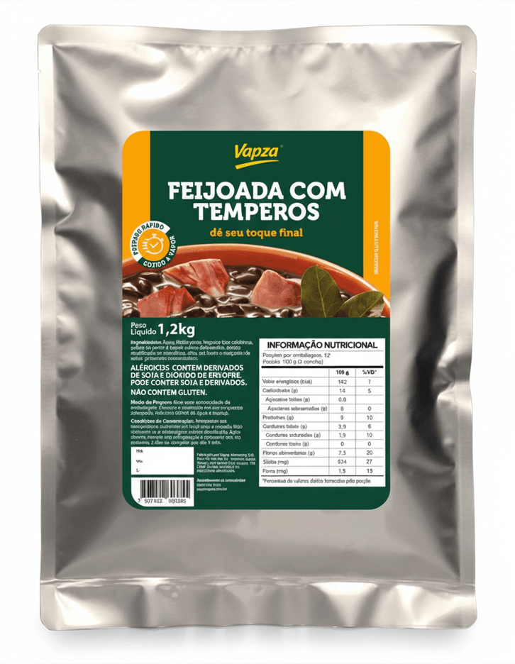 Feijoada Pronta 1,2Kg Vapza